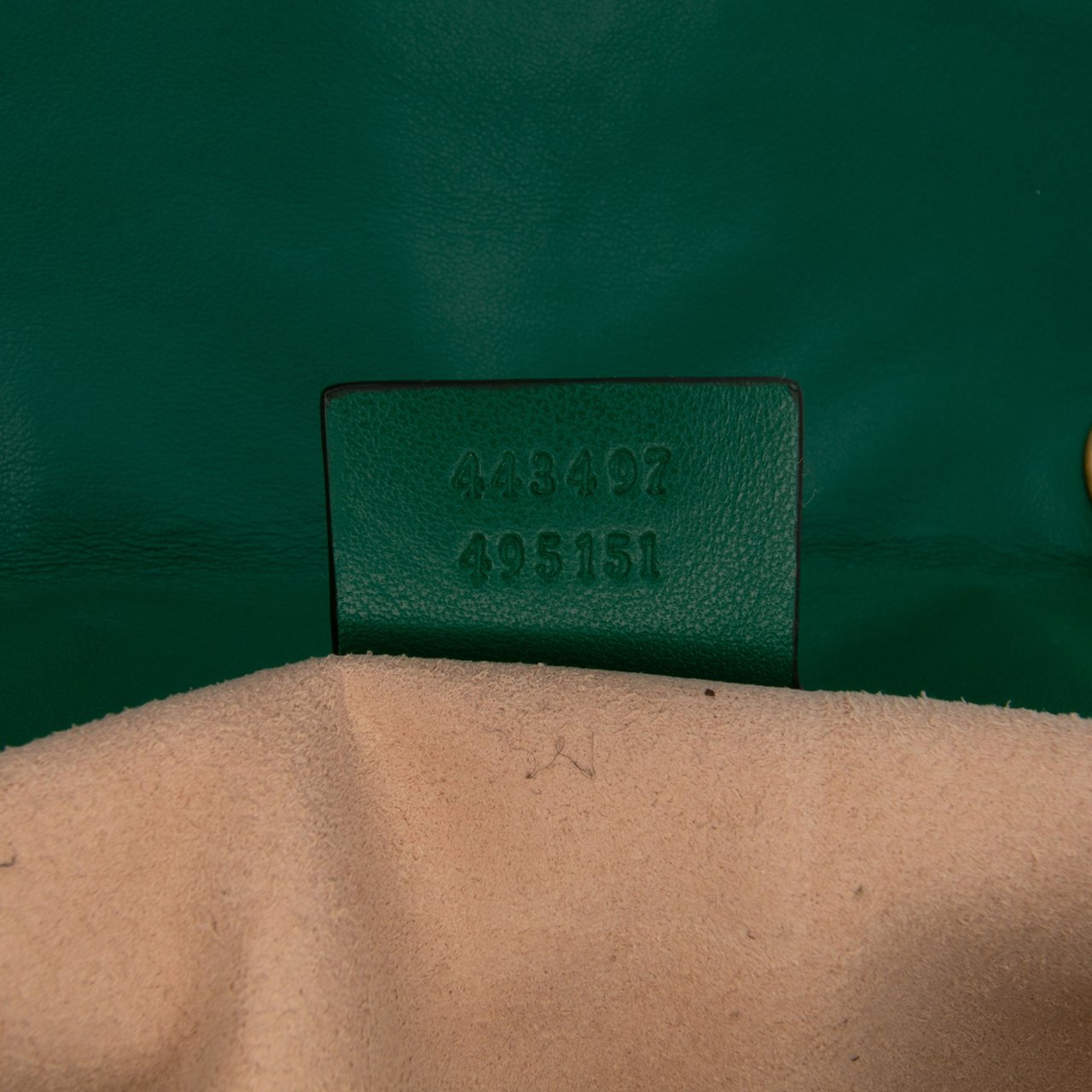 Gucci Medium GG Marmont Matelasse Leather Shoulder Bag Groen
