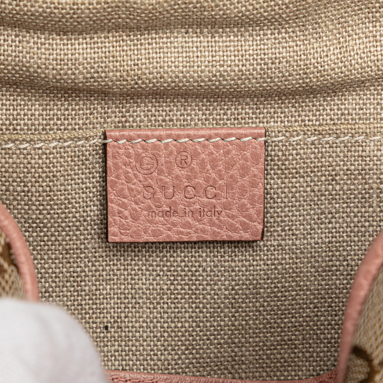 Gucci GG Canvas Bree Crossbody Bruin