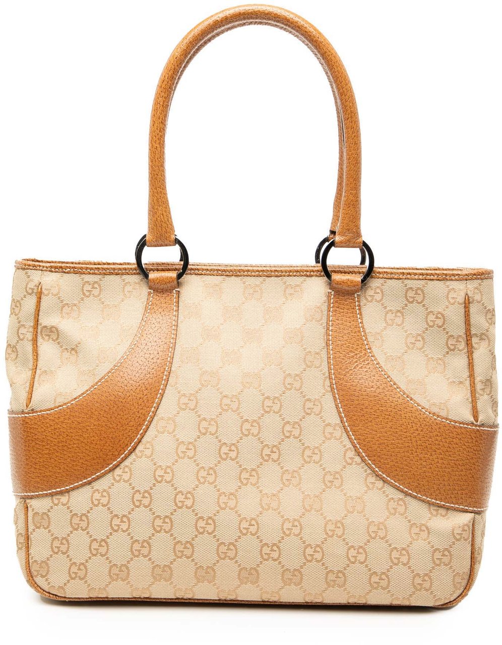 Gucci GG Canvas Tote Bruin