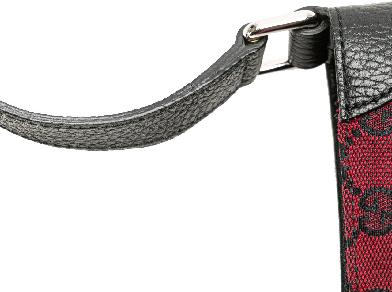 Gucci GG Canvas Shoulder Bag Rood