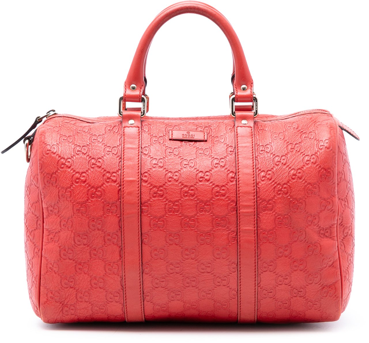 Gucci Medium Guccissima Joy Boston Bag Oranje