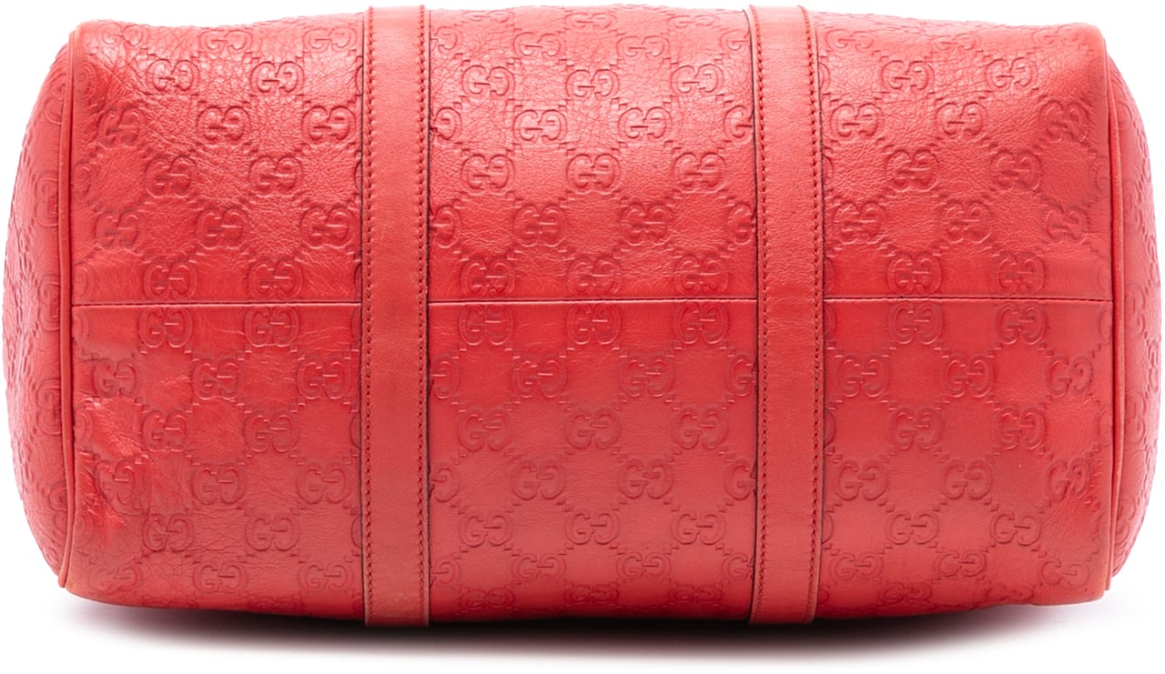 Gucci Medium Guccissima Joy Boston Bag Oranje