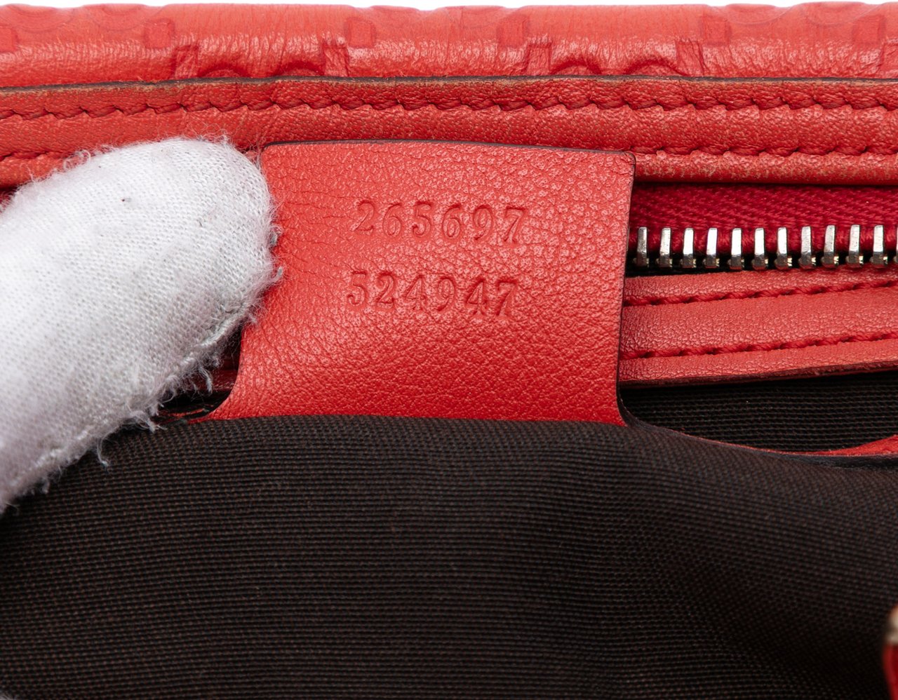 Gucci Medium Guccissima Joy Boston Bag Oranje