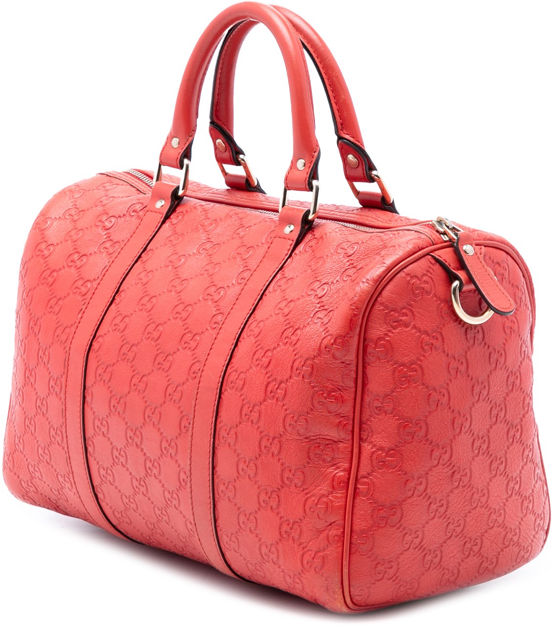 Gucci Medium Guccissima Joy Boston Bag Oranje