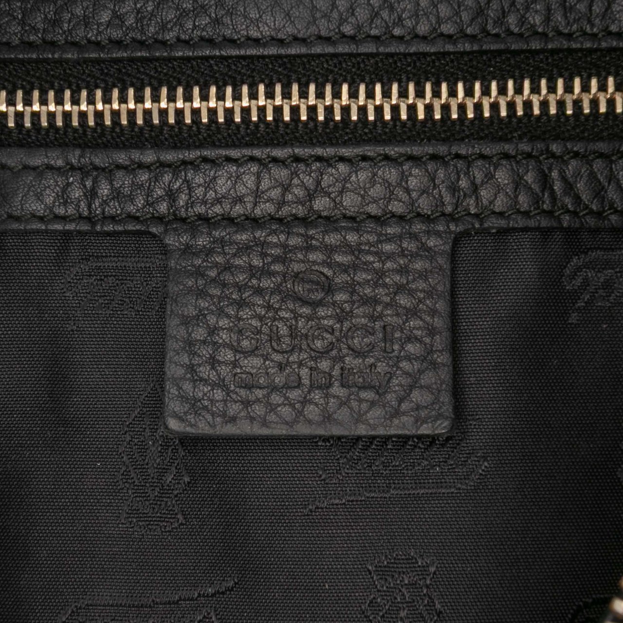 Gucci Medium Diamante Canvas Techno Horsebit Hobo Grijs