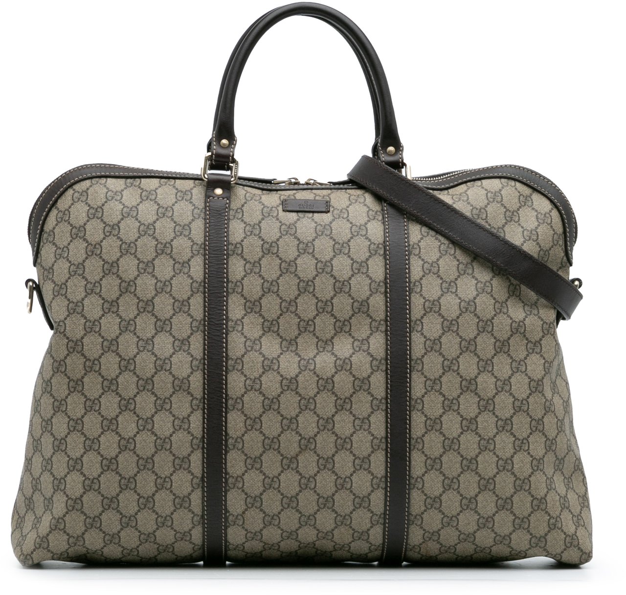 Gucci GG Supreme Travel Bag Bruin