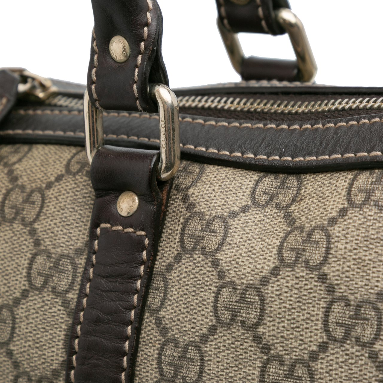 Gucci GG Supreme Travel Bag Bruin