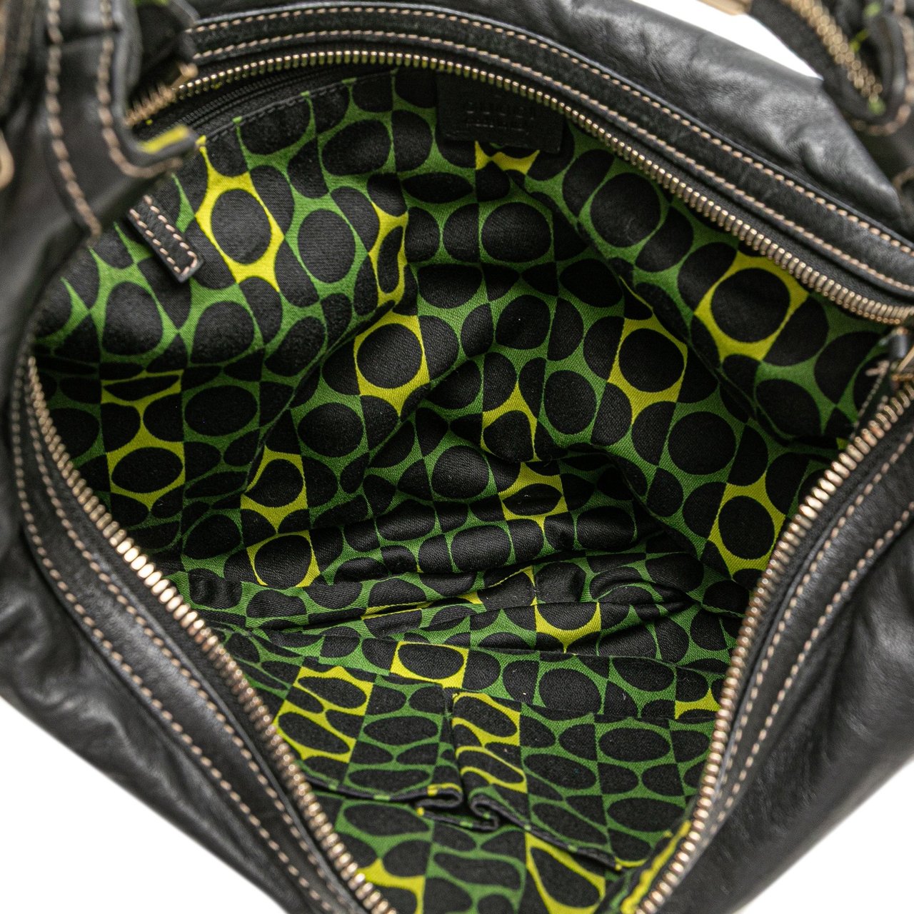 Gucci Leather Duchessa Hobo Zwart