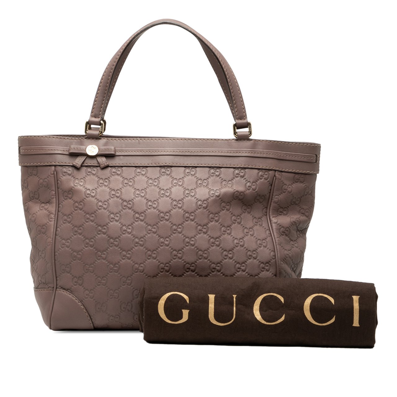 Gucci Guccissima Mayfair Tote Paars