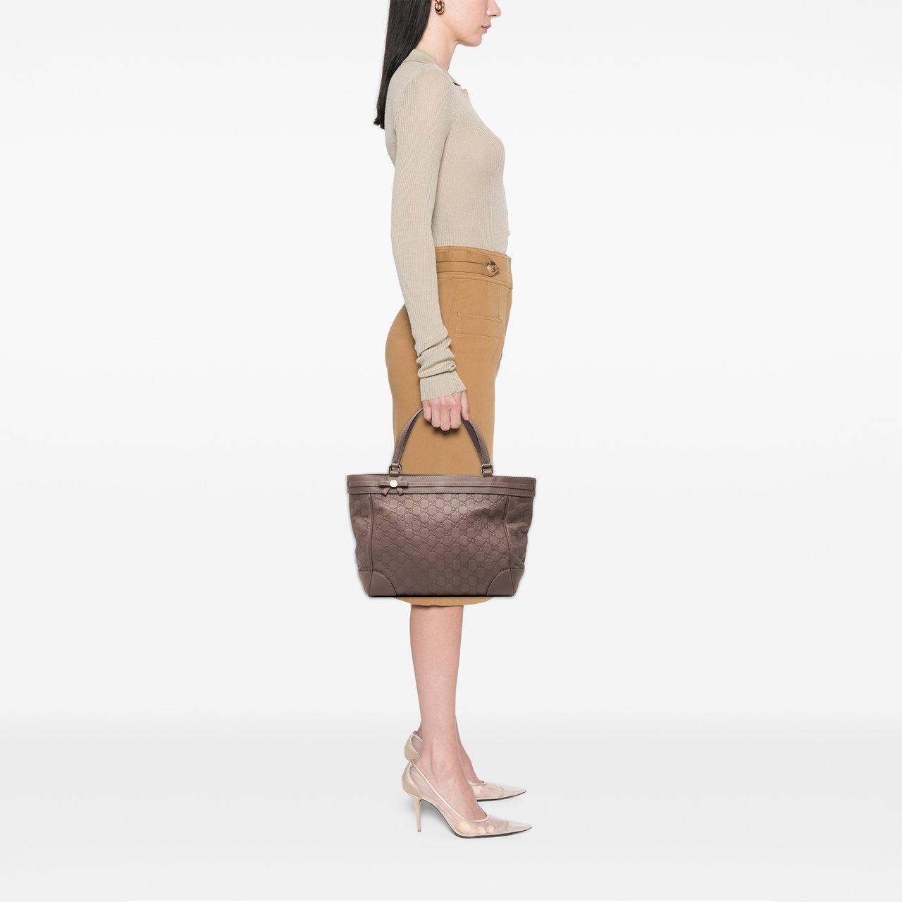 Gucci Guccissima Mayfair Tote Paars