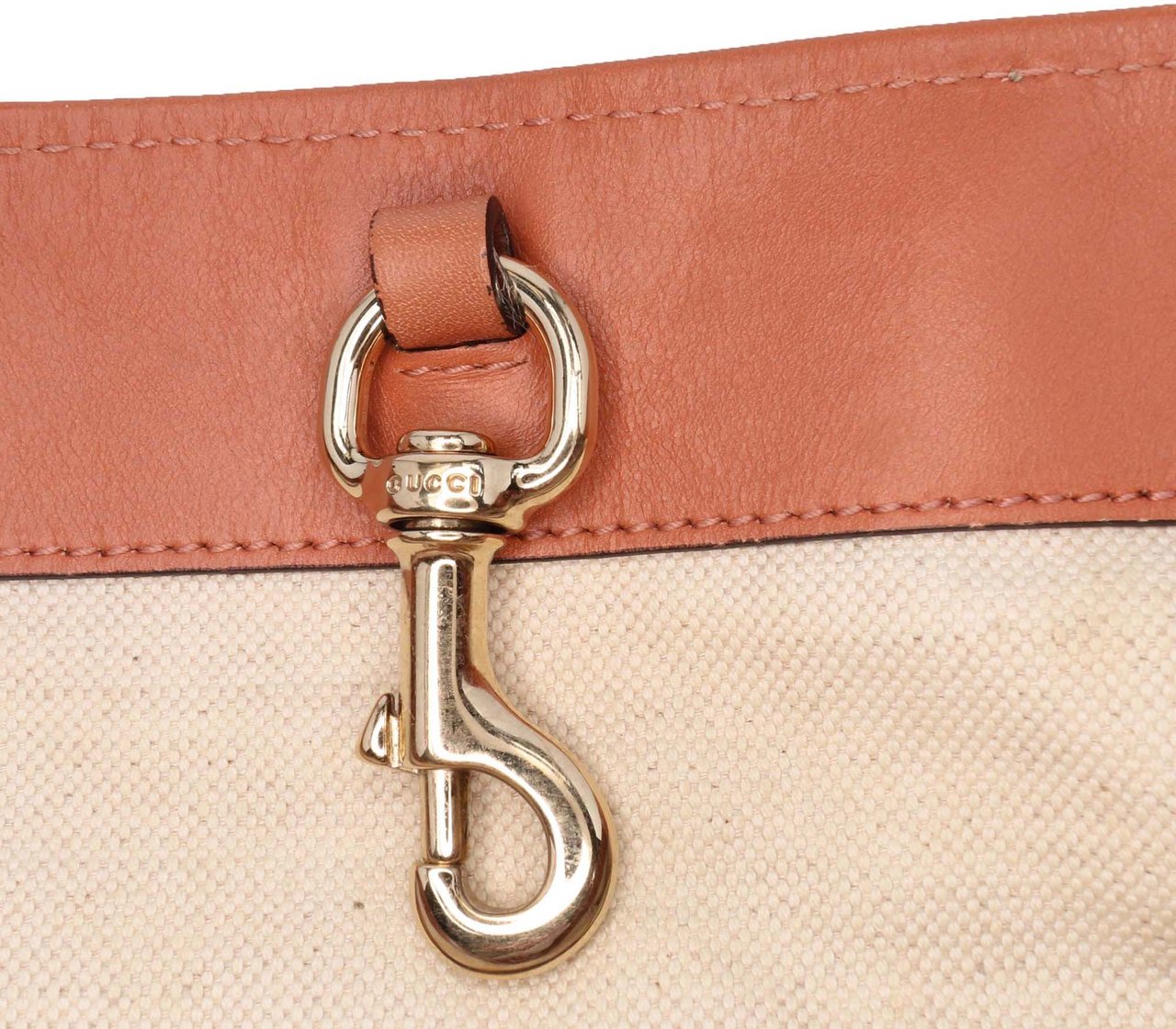 Gucci GG Canvas Heart Bit Tote Bruin