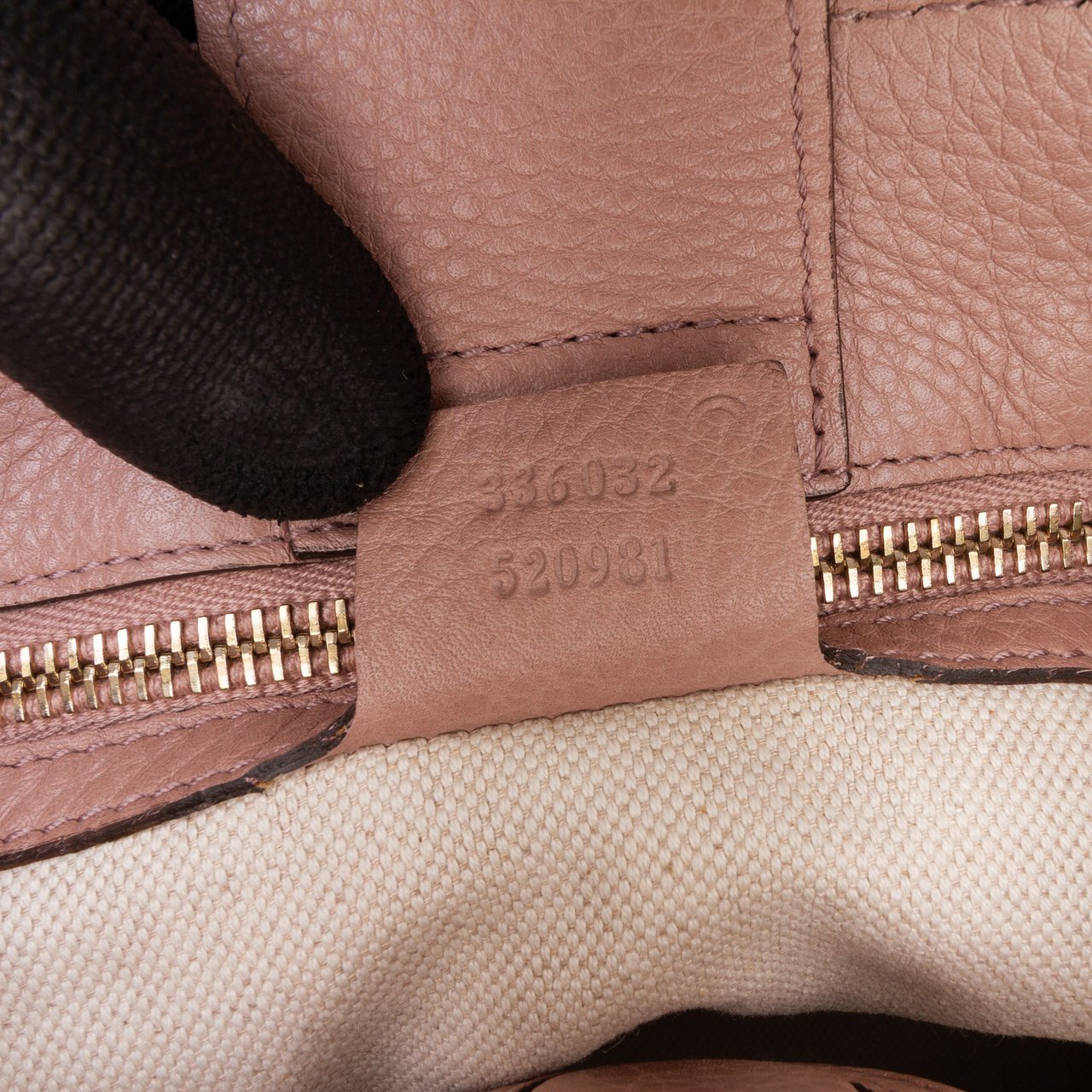 Gucci Small Calfskin Bamboo Shopper Satchel Bruin