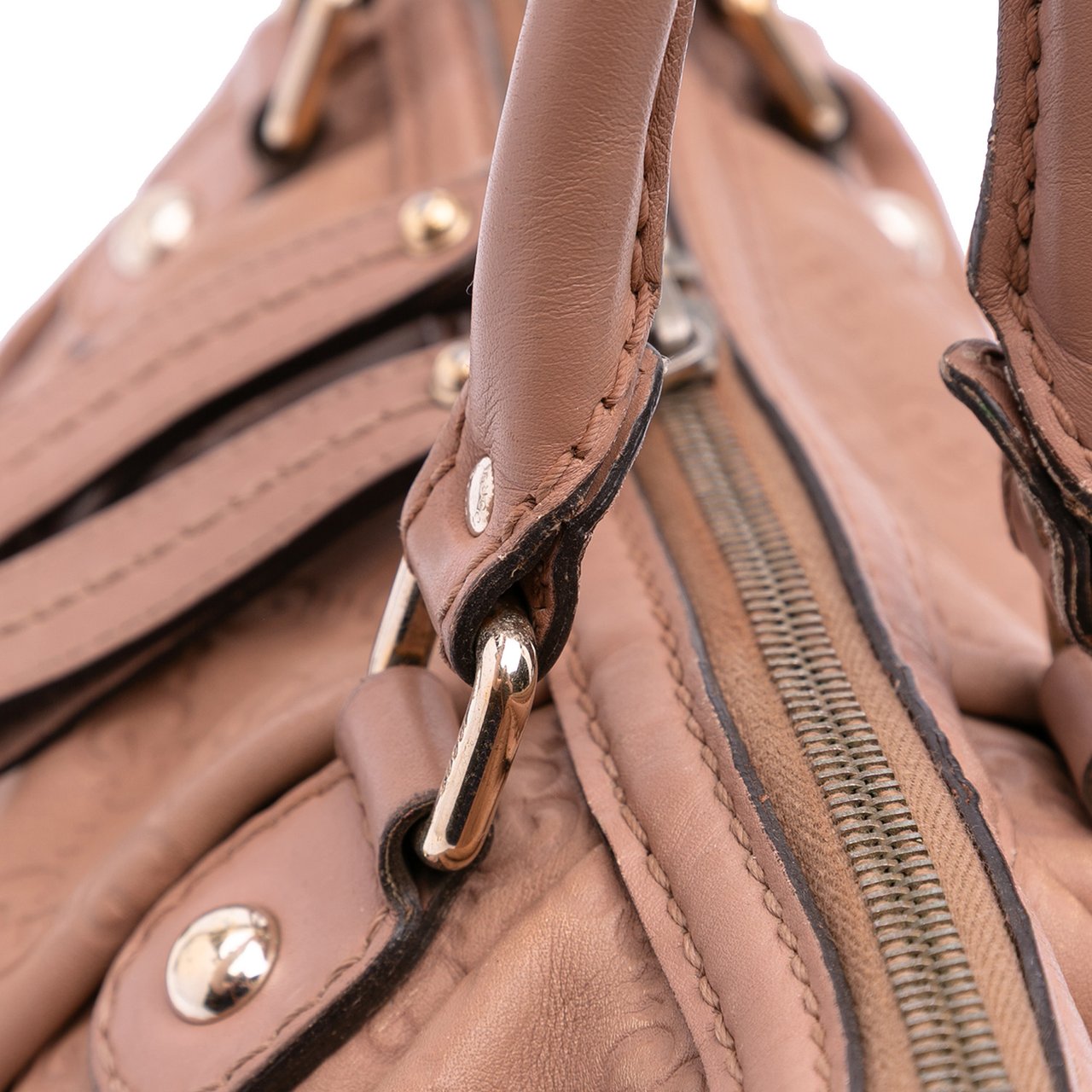 Gucci Guccissima Sukey Satchel Roze