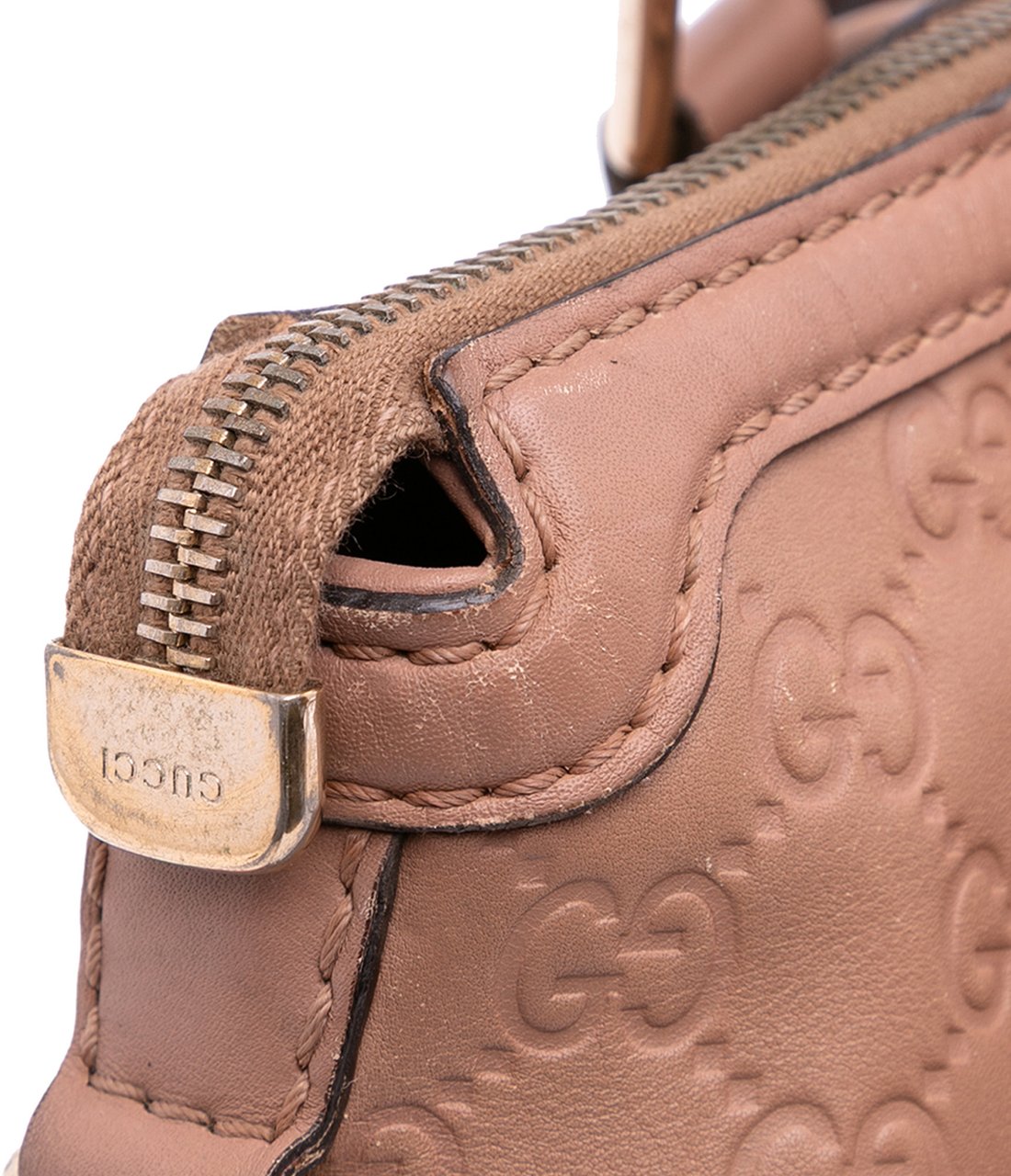 Gucci Guccissima Sukey Satchel Roze