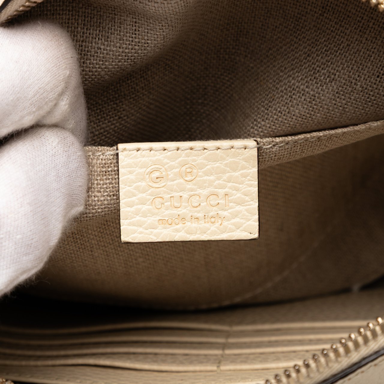 Gucci GG Canvas Bree Crossbody Bruin