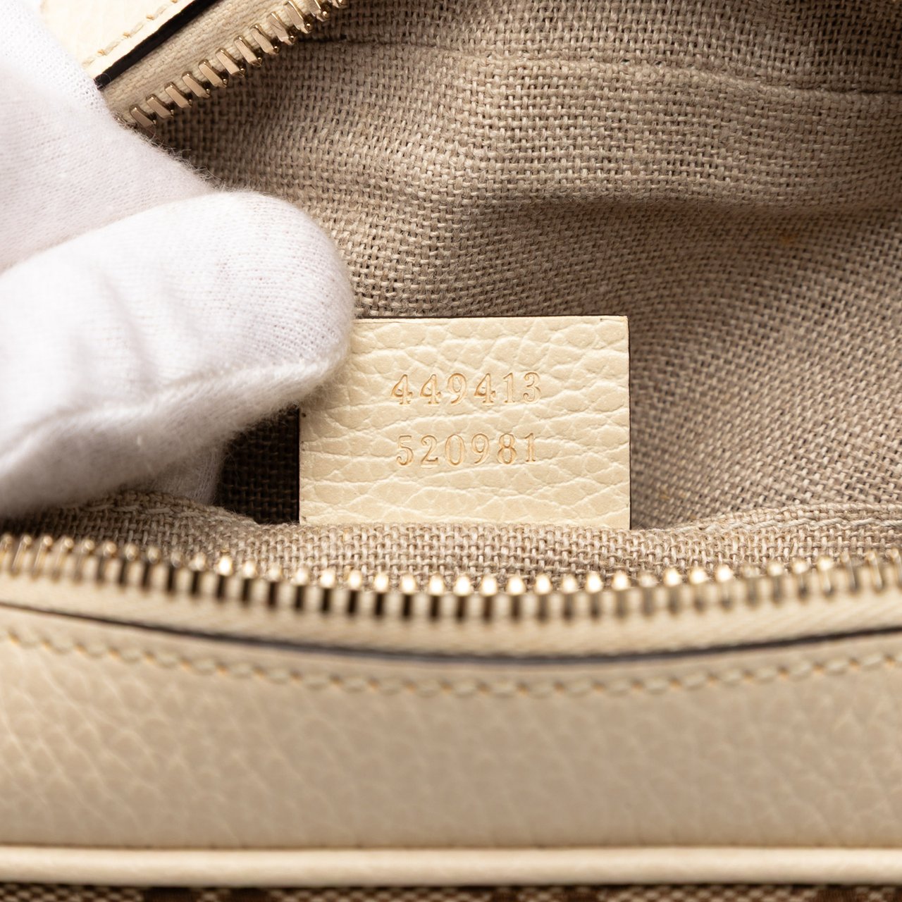 Gucci GG Canvas Bree Crossbody Bruin