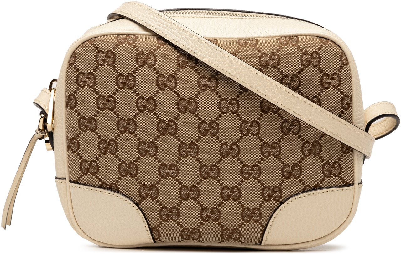 Gucci GG Canvas Bree Crossbody Bruin