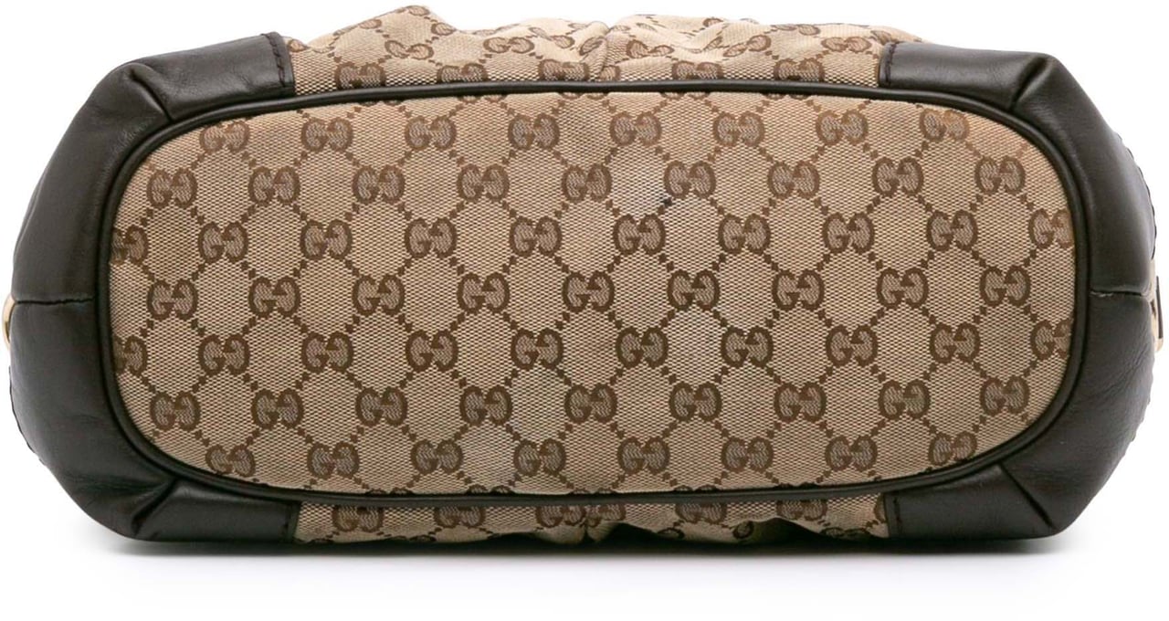 Gucci GG Canvas Sukey Satchel Bruin