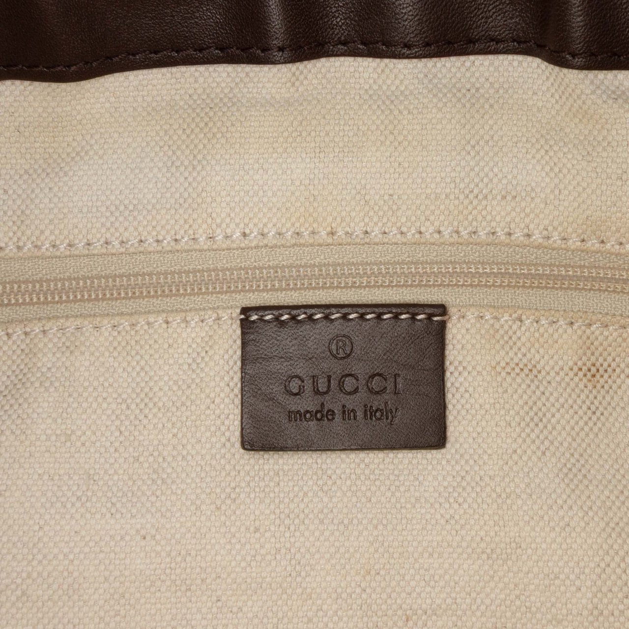 Gucci GG Canvas Sukey Satchel Bruin