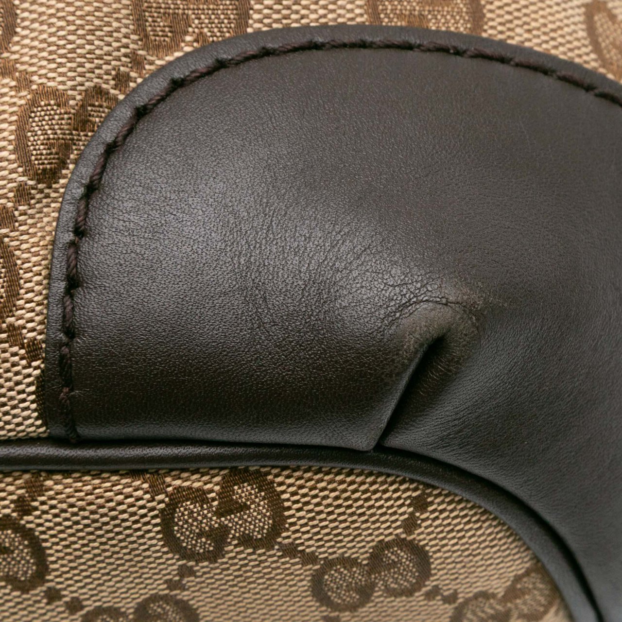 Gucci GG Canvas Sukey Satchel Bruin
