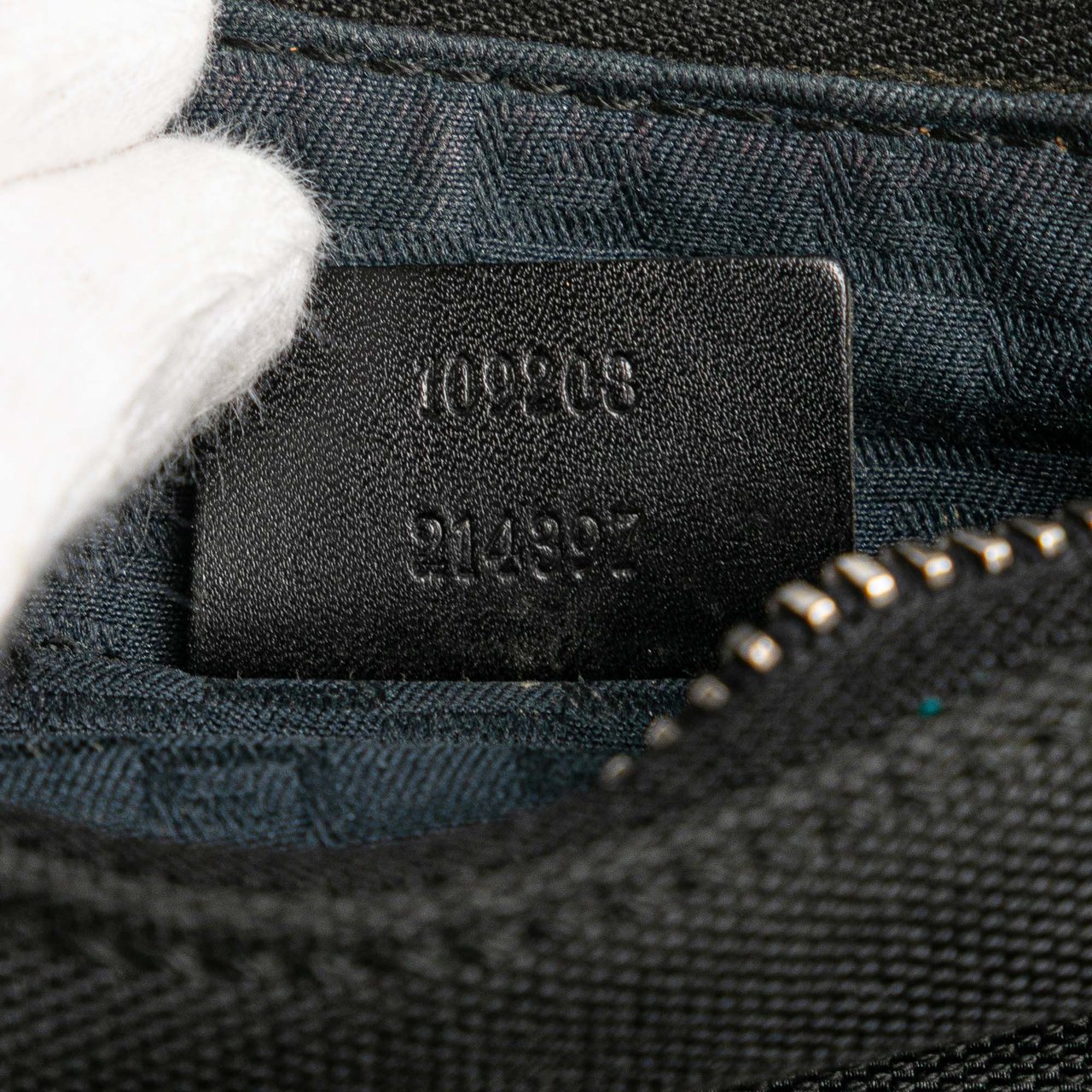 Gucci Canvas Hobo Zwart