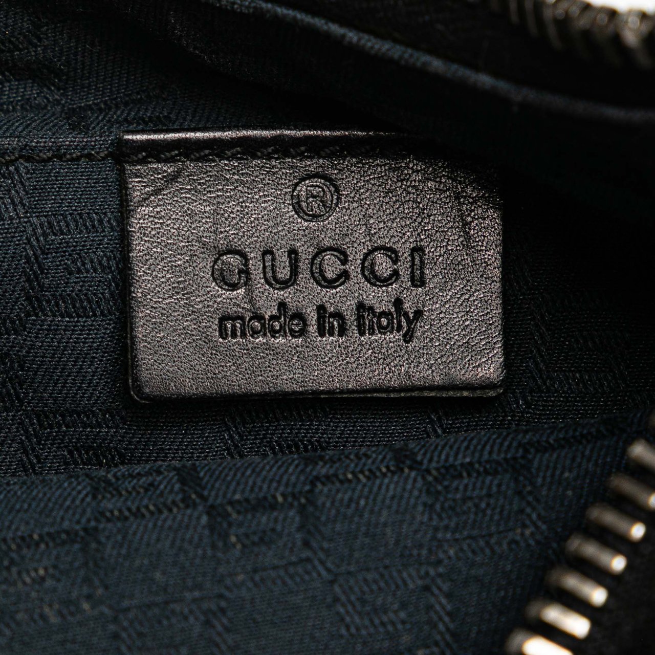 Gucci Canvas Hobo Zwart