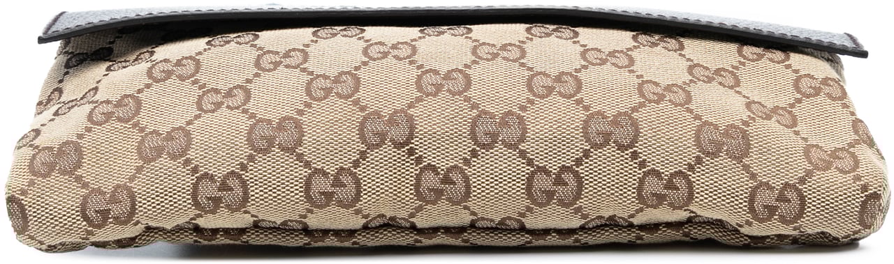 Gucci GG Canvas Web Crossbody Bruin