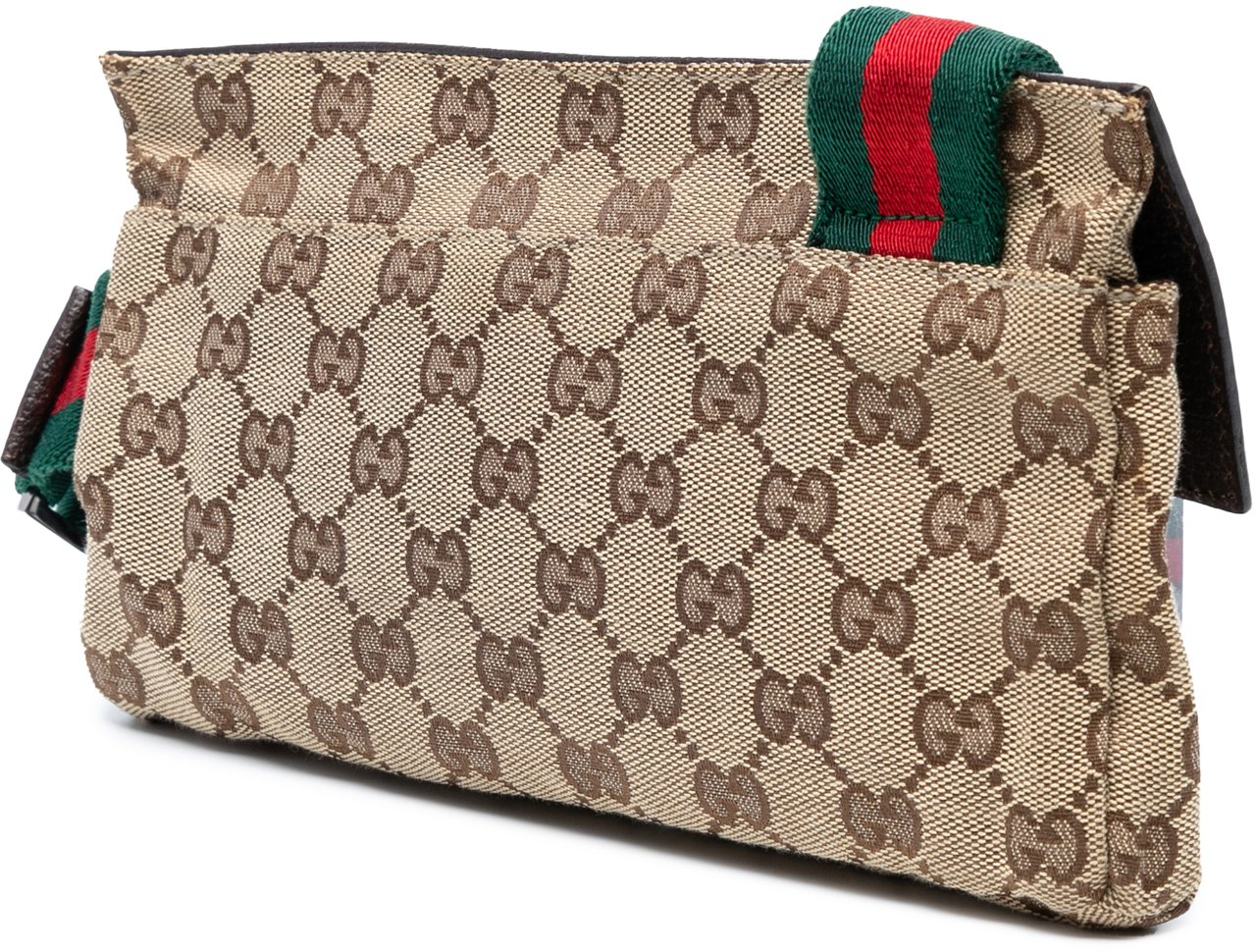 Gucci GG Canvas Web Crossbody Bruin