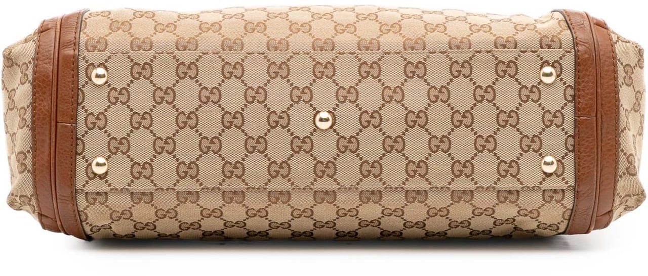 Gucci GG Canvas Bella Satchel Bruin