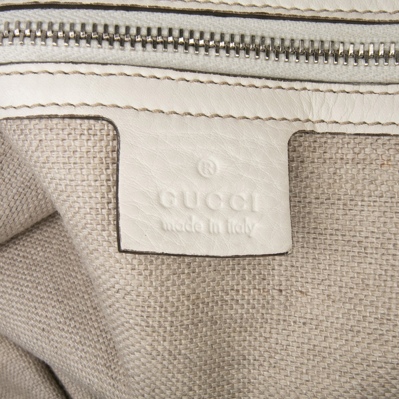 Gucci Large GG Canvas Icon Bit Satchel Bruin