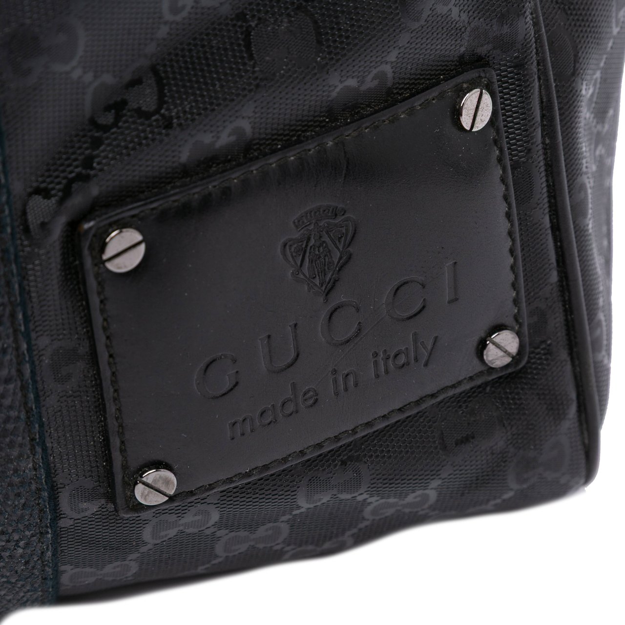 Gucci Large GG Imprime Oversized Tote Zwart