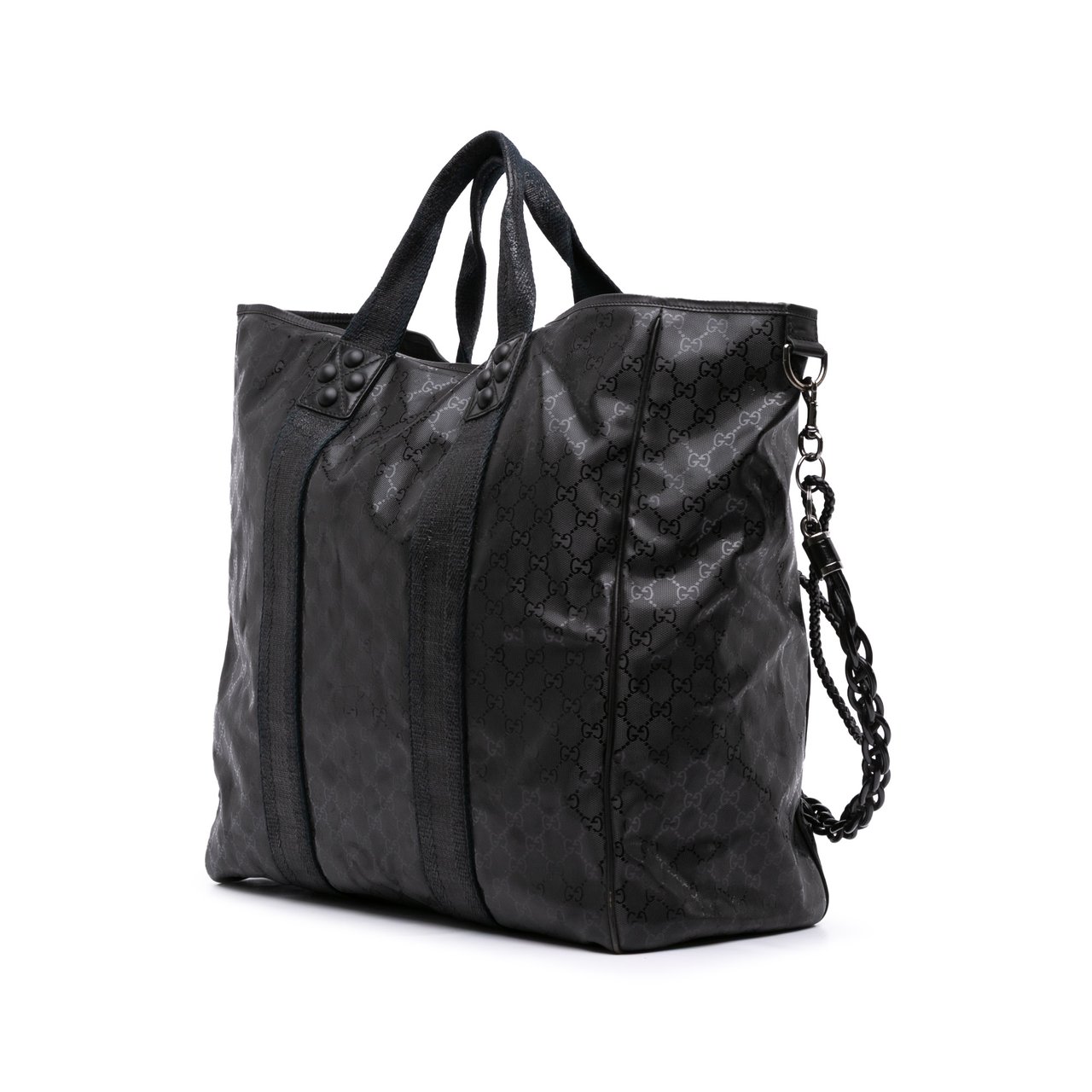 Gucci Large GG Imprime Oversized Tote Zwart