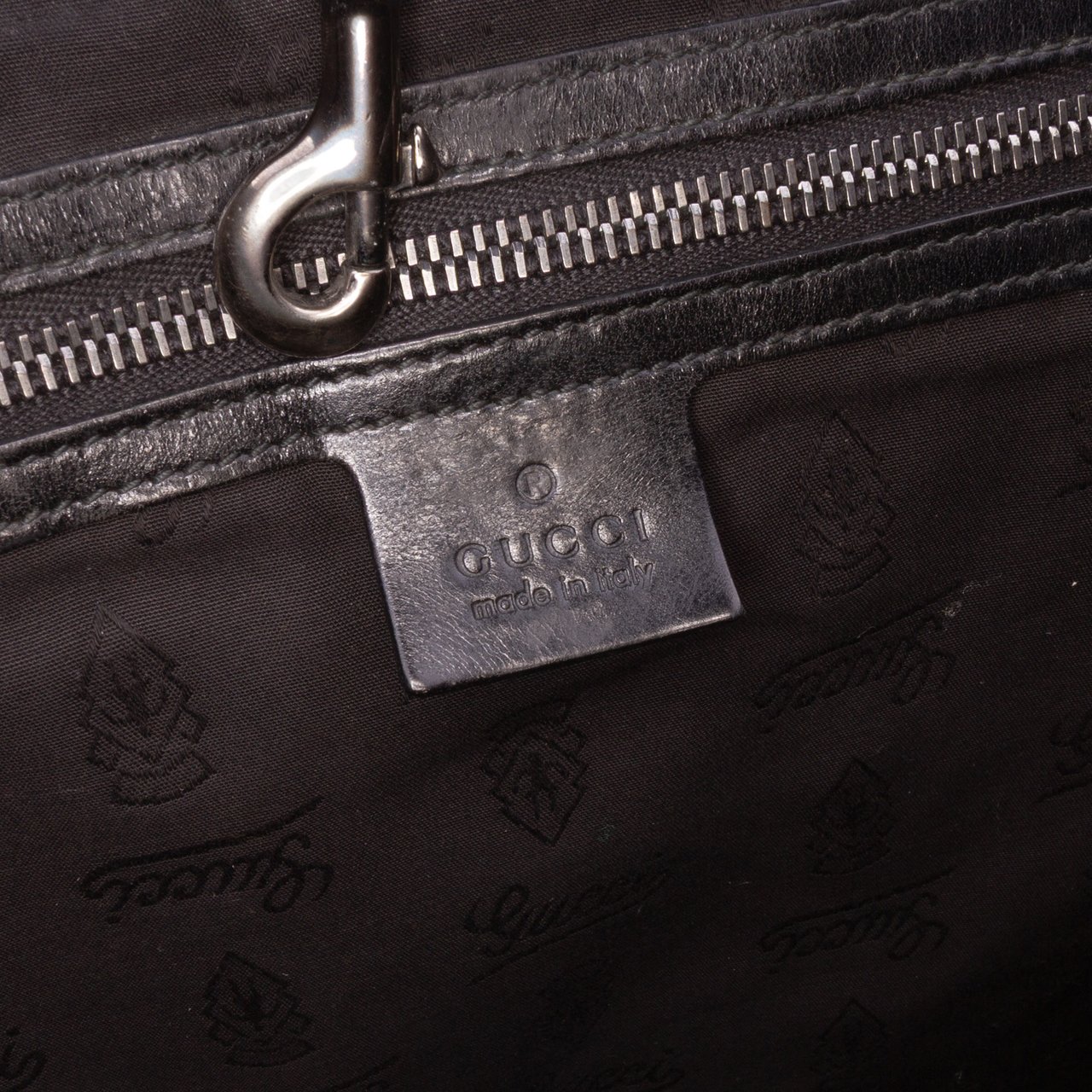Gucci Large GG Imprime Oversized Tote Zwart