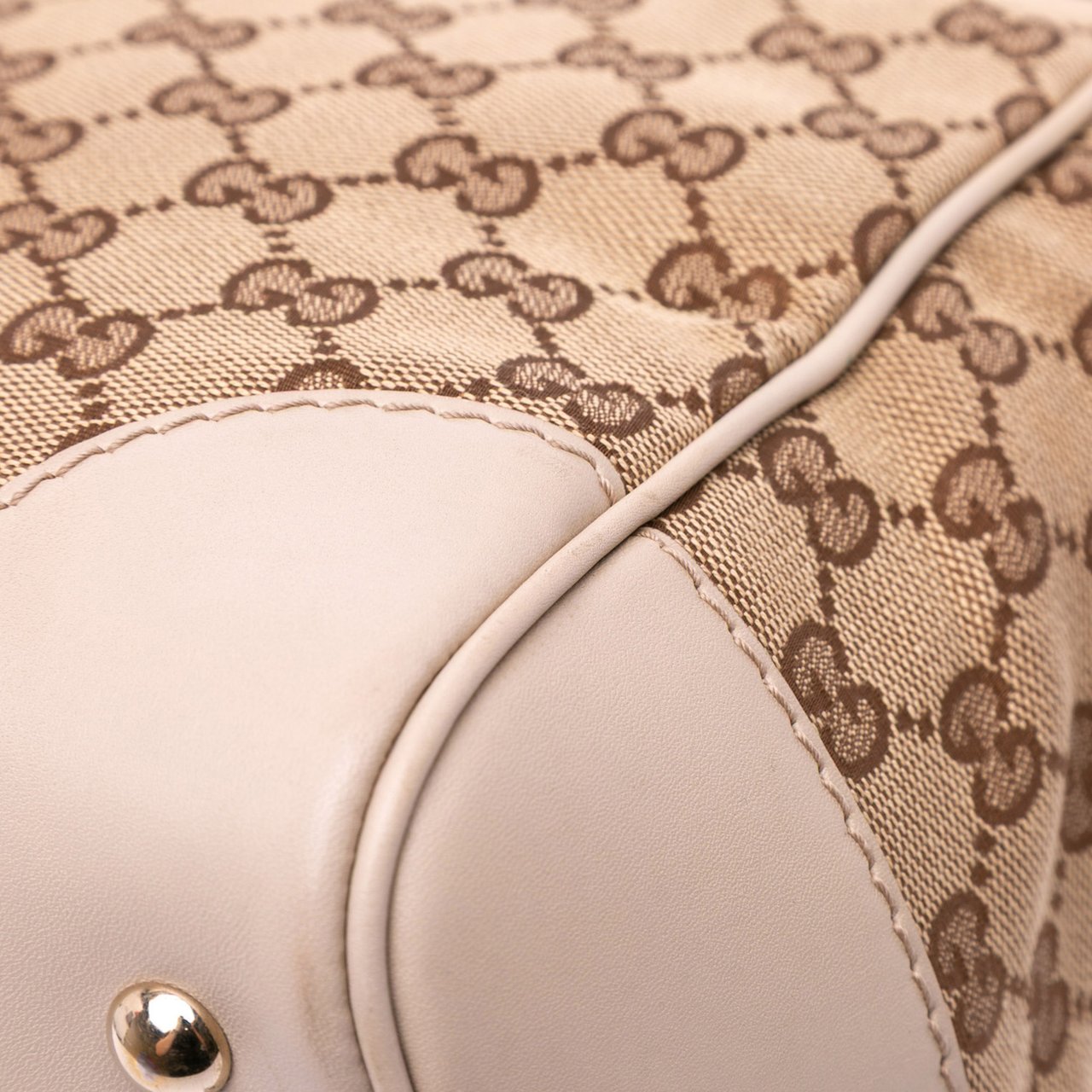 Gucci GG Canvas Mayfair Tote Bruin
