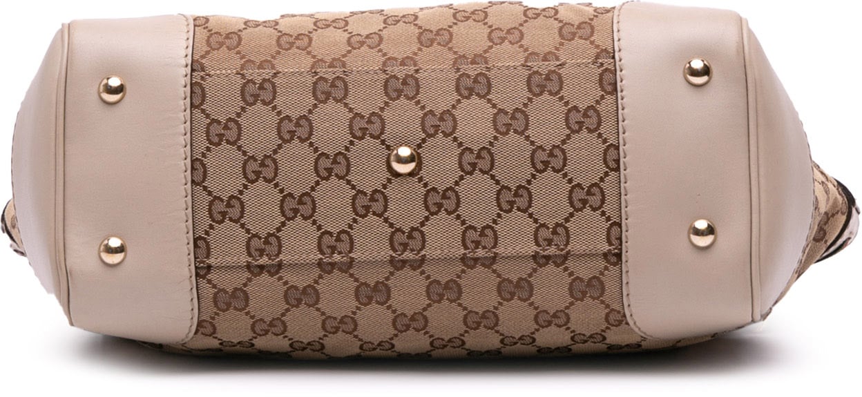 Gucci GG Canvas Mayfair Tote Bruin