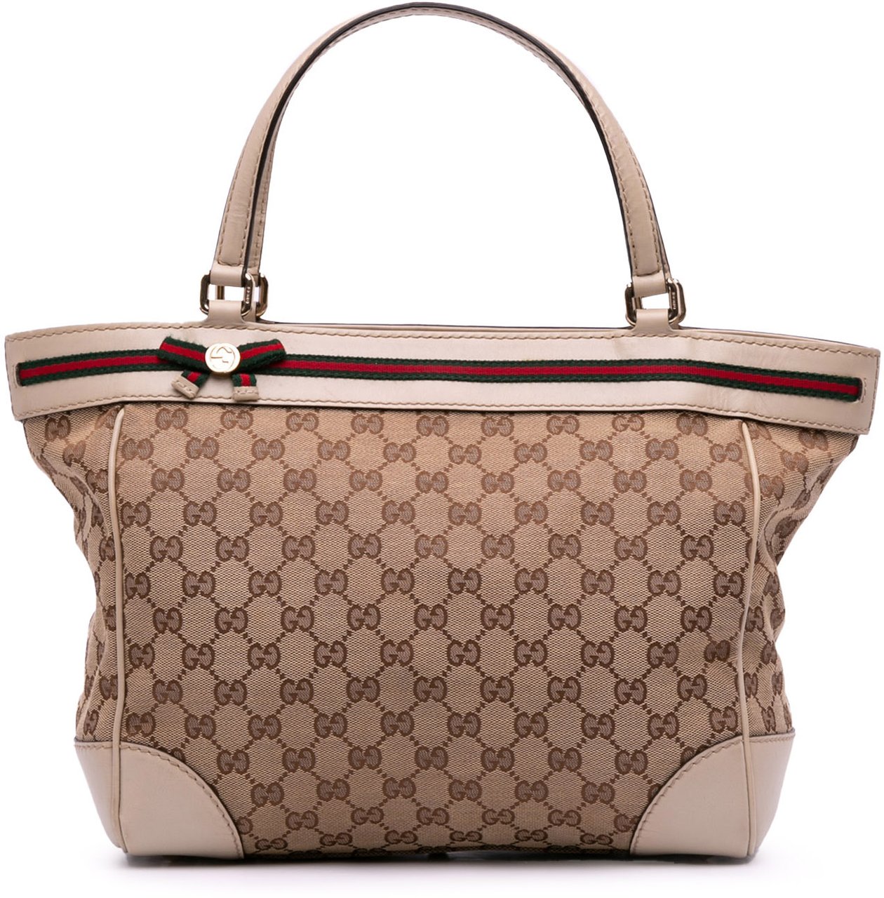 Gucci GG Canvas Mayfair Tote Bruin