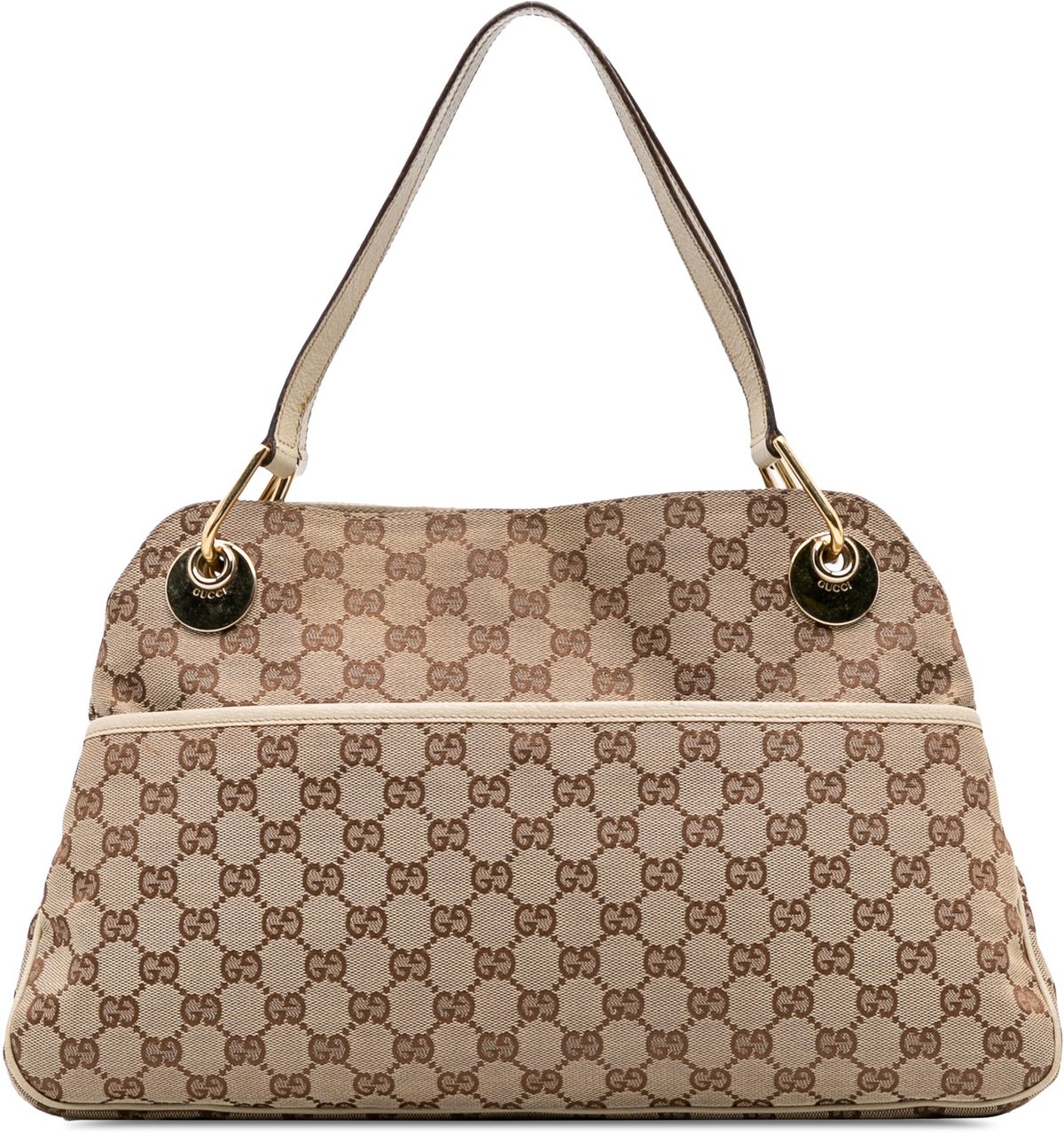 Gucci GG Canvas Eclipse Shoulder Bag Bruin
