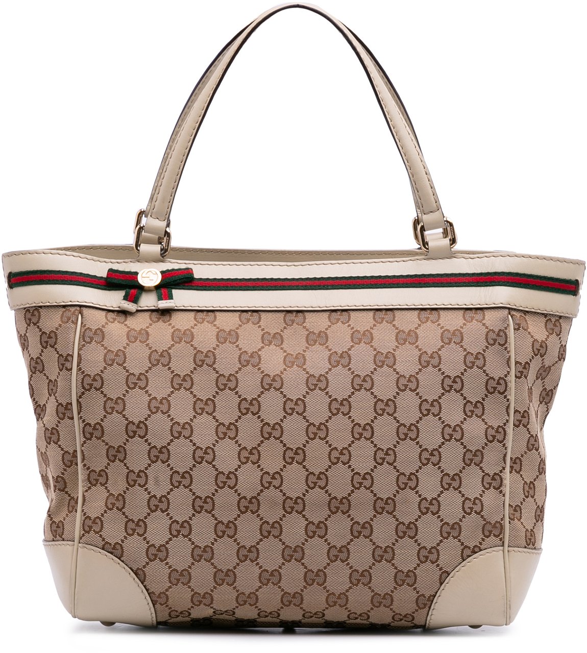 Gucci GG Canvas Mayfair Tote Bruin