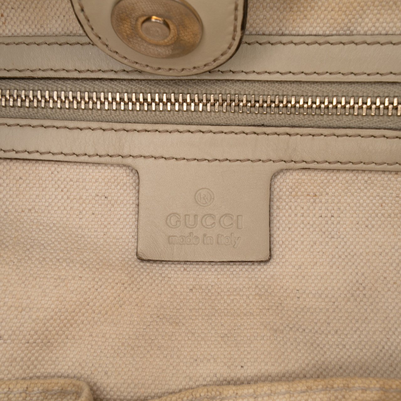 Gucci GG Canvas Mayfair Tote Bruin