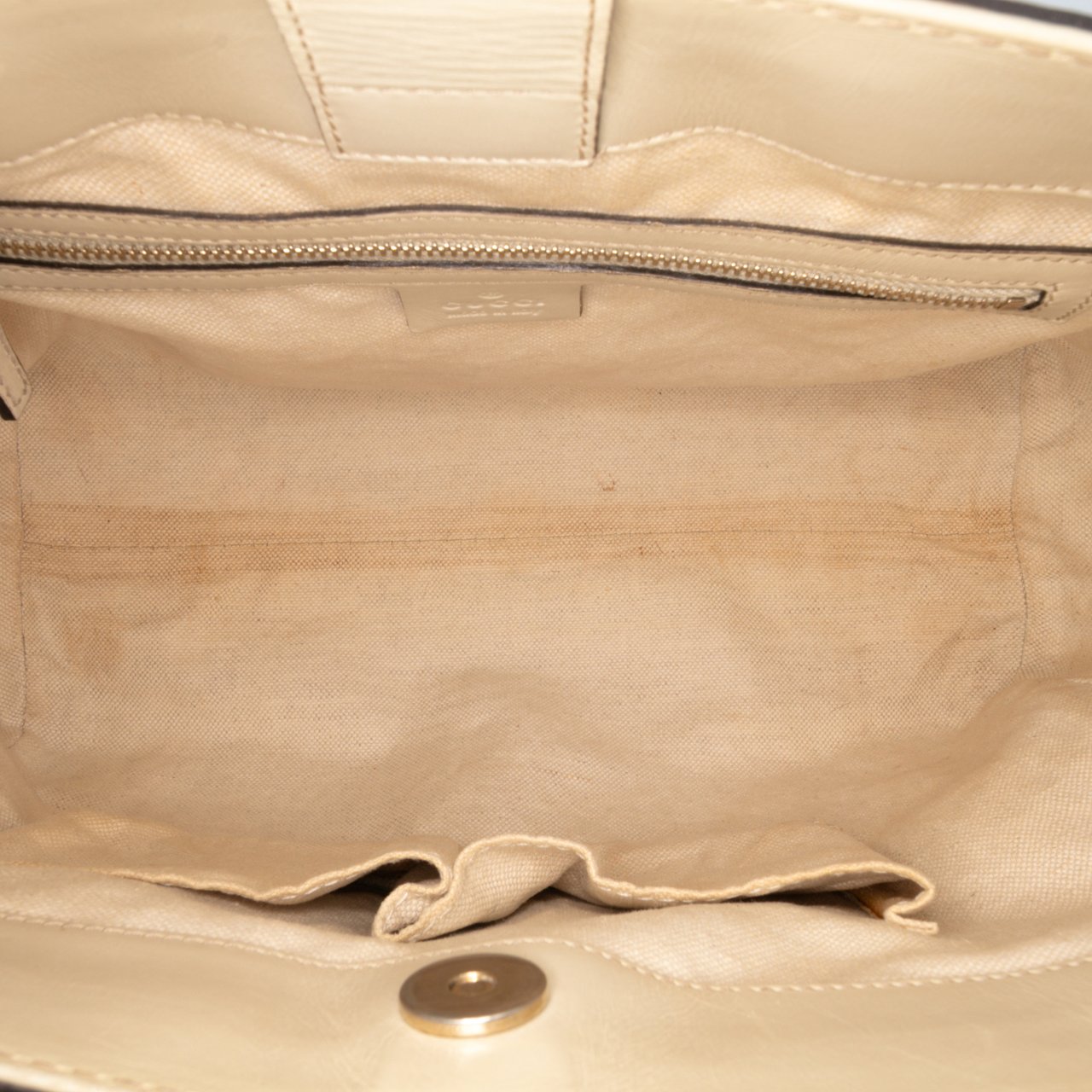 Gucci GG Canvas Mayfair Tote Bruin