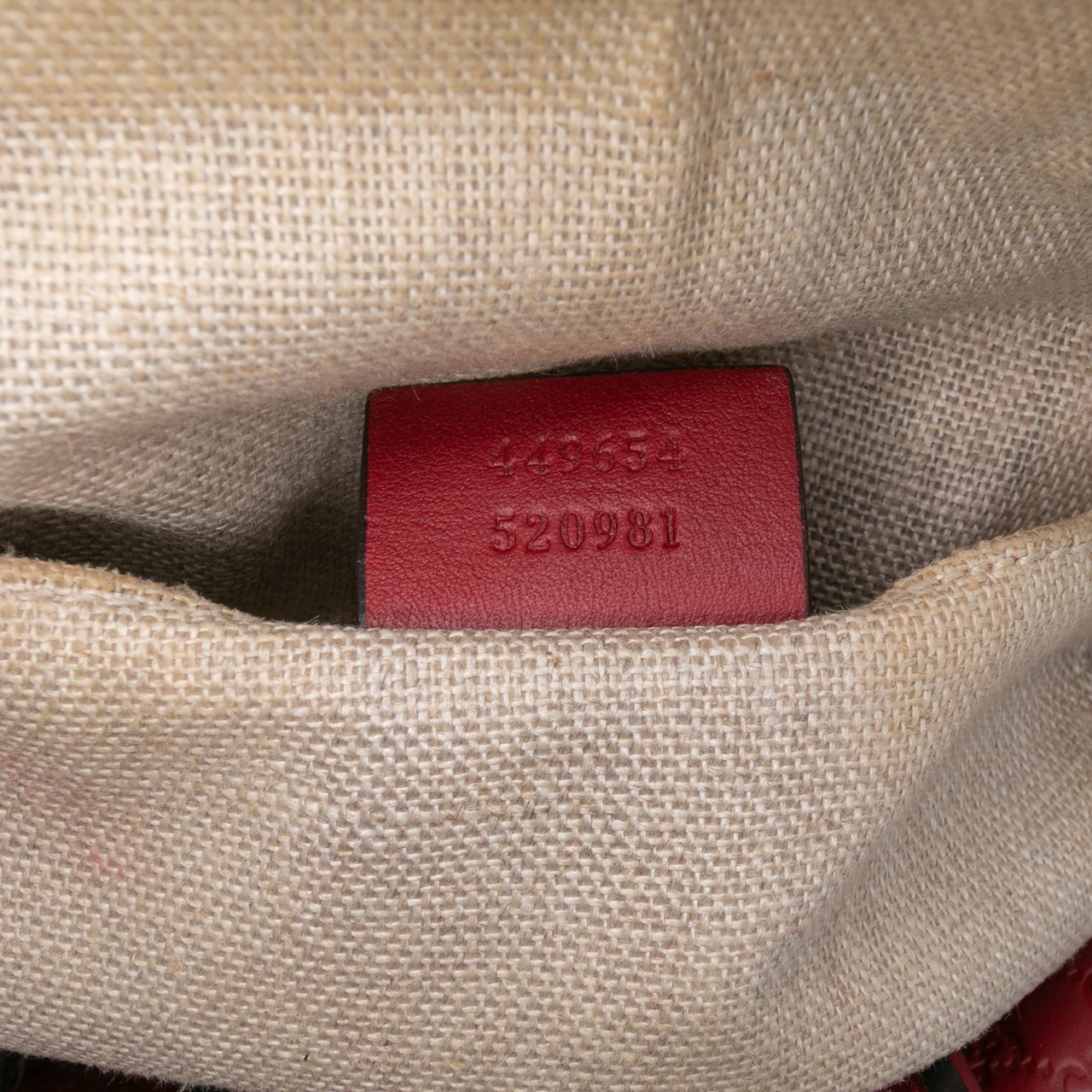 Gucci Mini Microguccissima Dome Satchel Rood