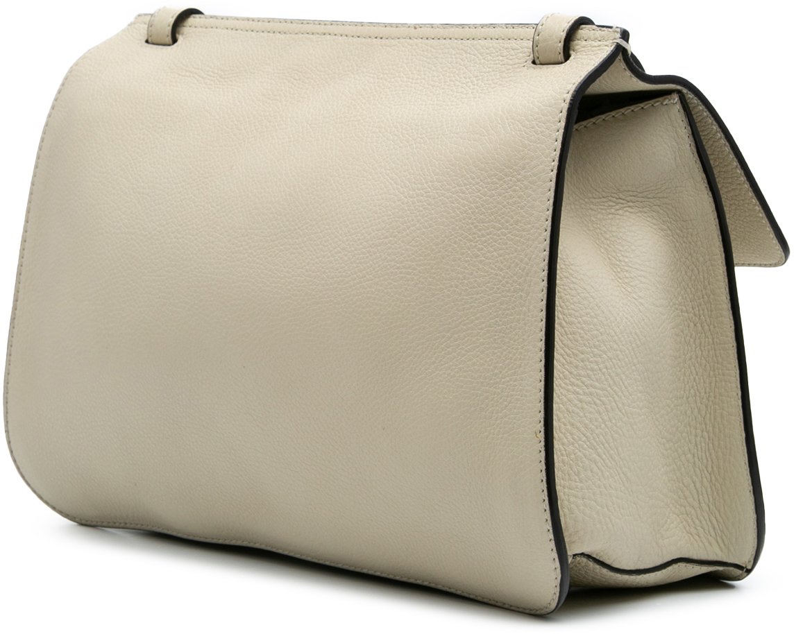 Gucci Medium Leather Bamboo Daily Crossbody Bruin