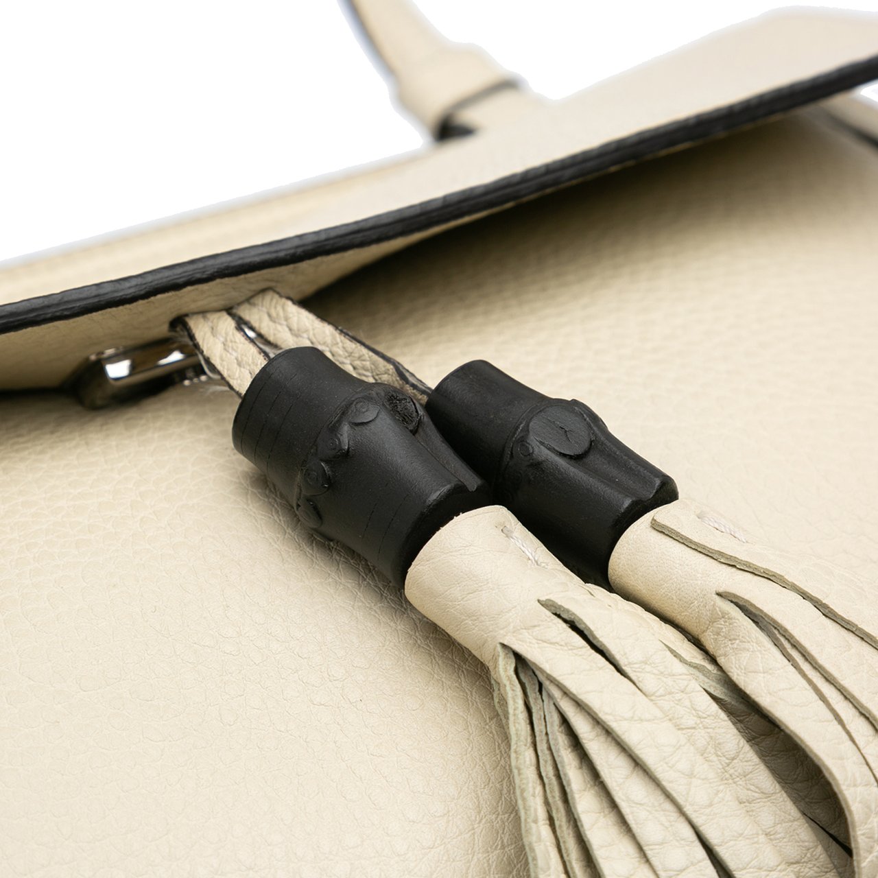 Gucci Medium Leather Bamboo Daily Crossbody Bruin
