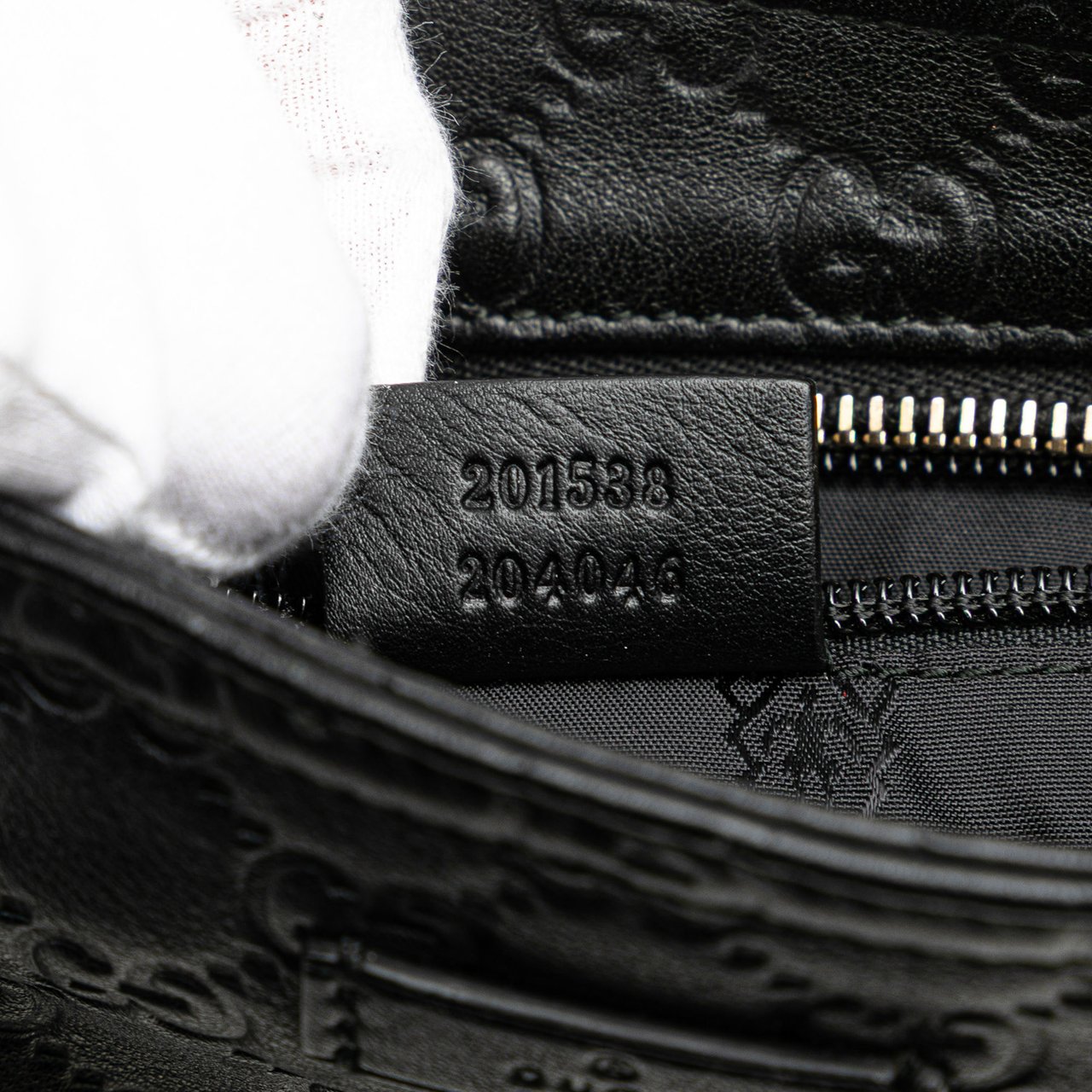 Gucci Guccissima Crossbody Zwart
