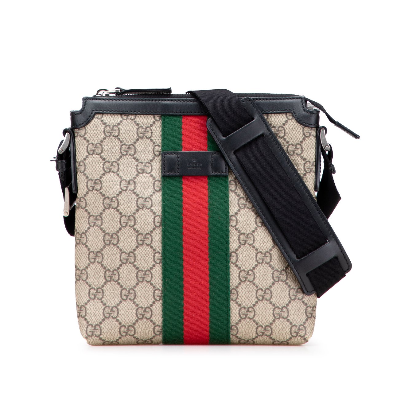 Gucci GG Supreme Web Crossbody Bruin