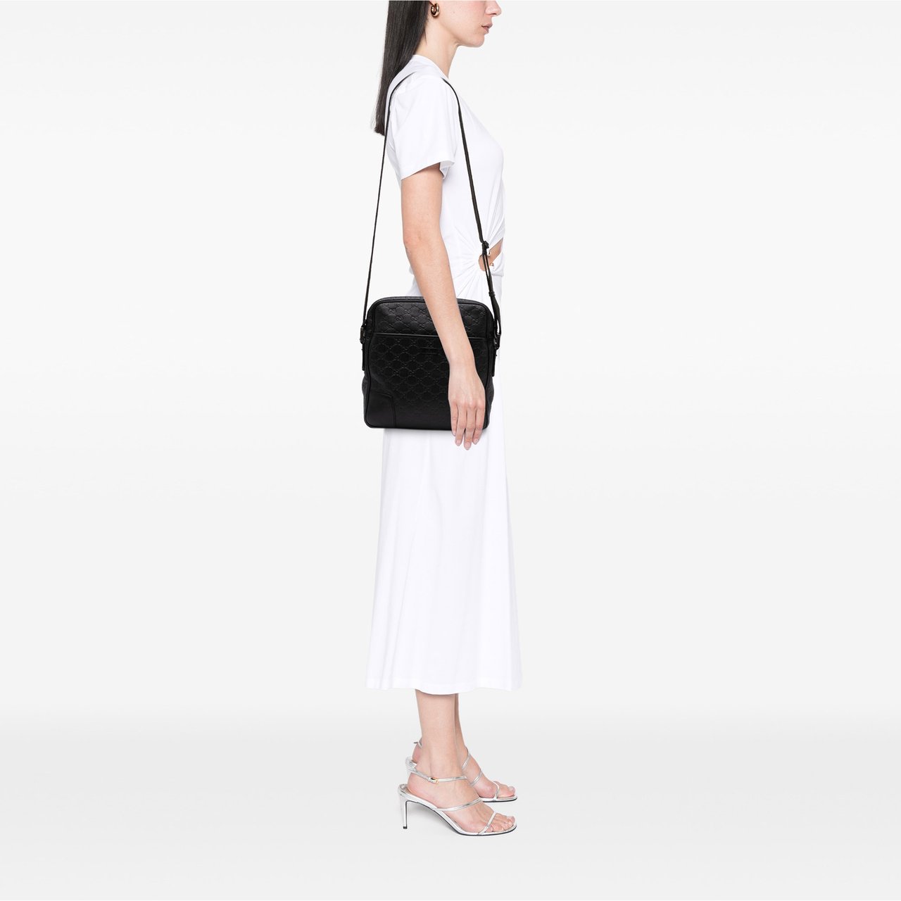 Gucci Guccissima Crossbody Zwart