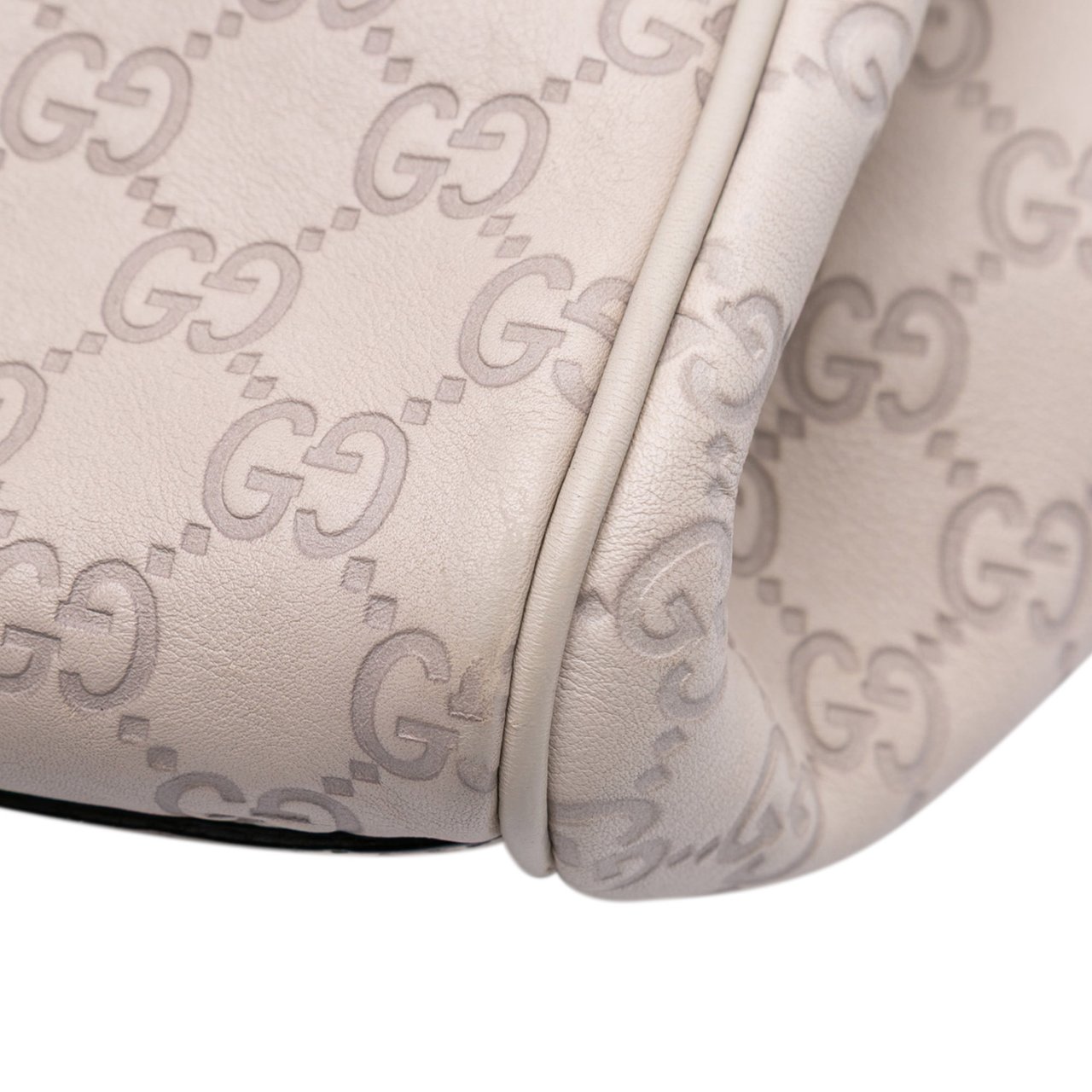 Gucci Large Guccissima Emily Chain Shoulder Bag Bruin