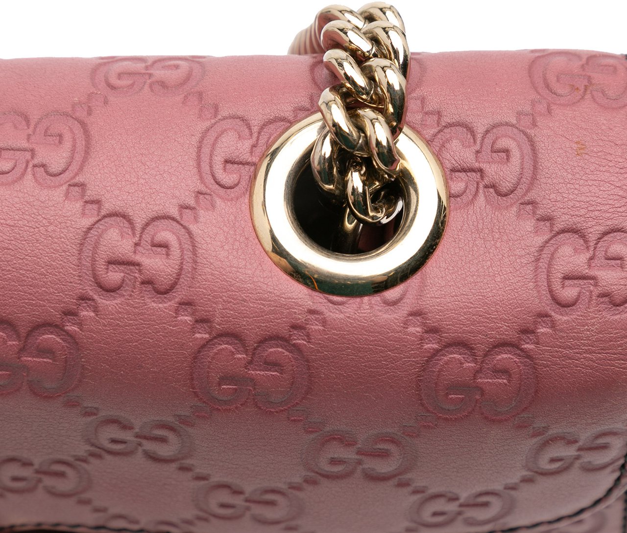 Gucci Medium Guccissima Emily Shoulder Bag Roze