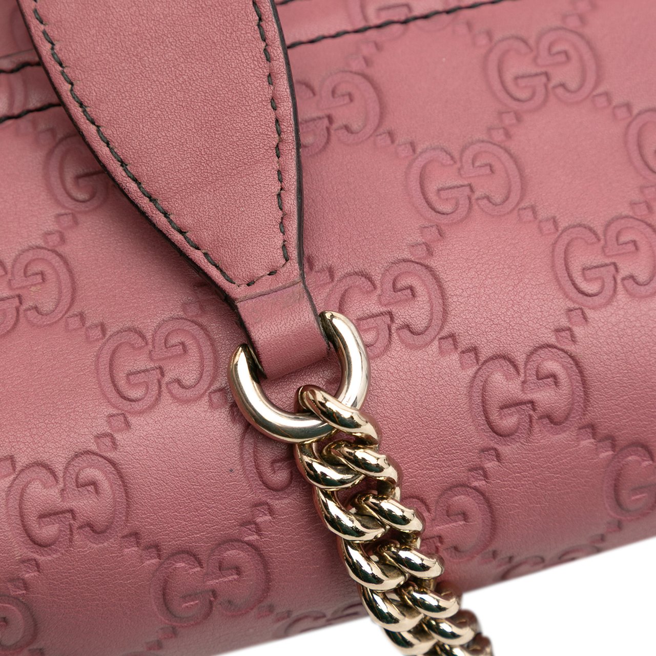 Gucci Medium Guccissima Emily Shoulder Bag Roze