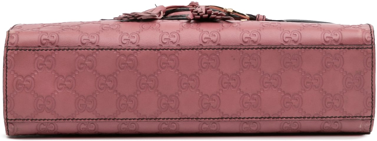Gucci Medium Guccissima Emily Shoulder Bag Roze